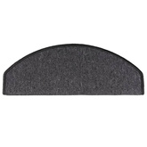 Nakładki na schody, 15 szt., 65x24x4 cm, antracytowe