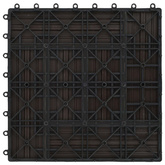 Płytka Tarasowa 11 pcs Ciemny brąz 30 x 30 cm