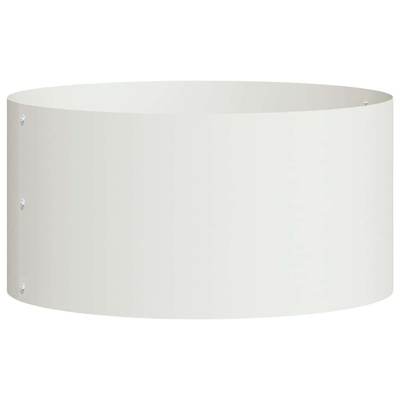 Pierścień doniczki 5 pcs Biały 40 x 40 x 20 cm Stal zimnogięta