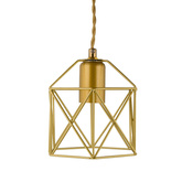 Lampa Wisząca Abigali Gold Cage E27