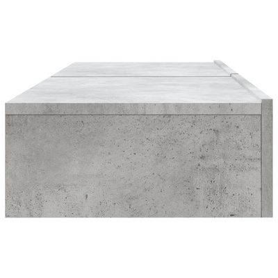 vidaXL Szafki telewizyjne z LED, 2 szt., szarość betonu, 60x35x15,5 cm
