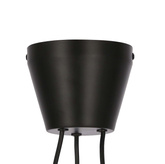 Lampa wisząca More czarno-złota metalowa do salonu 7xE14