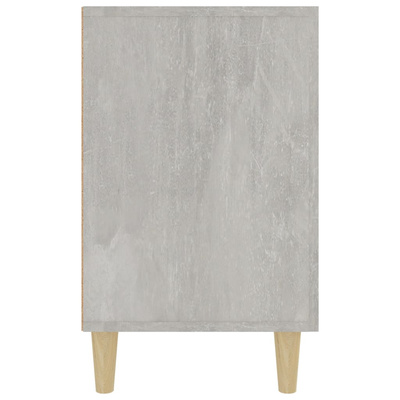 Komoda, szarość betonu, 100x36x60 cm, materiał drewnopochodny vidaXL