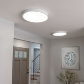 Plafon Natynkowy LED 40cm okrągły BB03 40W 4000K z czujnikiem biały PIR