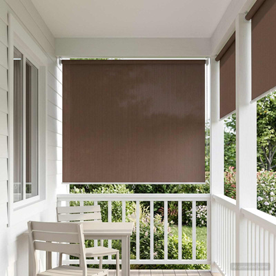 Roleta zewnętrzna 90% blokada UV Ciemnoszary 240 x 140 cm HDPE