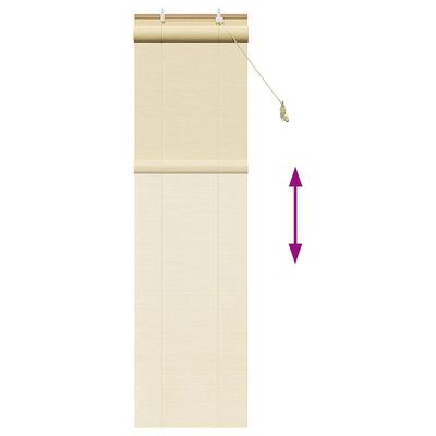 Roleta naturalny 40 x 220 cm Bambus