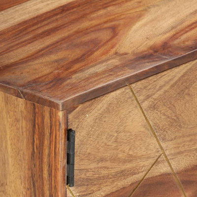 vidaXL Szafka pod TV, 140x30x40 cm, lite drewno sheesham