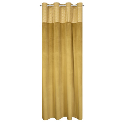 Zasłona Elen miodowa 140x250