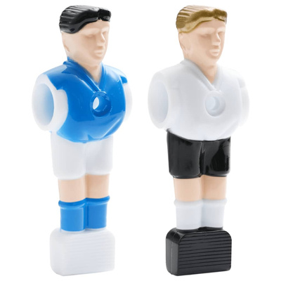 Figurki do gry w piłkarzyki, na drążek 15,9 mm, 22 sztuki