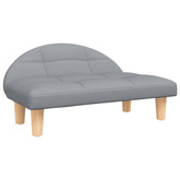 vidaXL Legowisko dla psa, jasnoszare, 70x52x30 cm, obite tkaniną