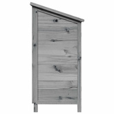 Shed ogrodowy Szary 59 x 56 x 113,5 cm Drewno Świerkowe