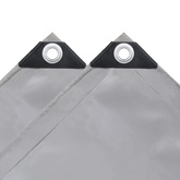 Plandeka 650 g/m?, 4 x 7 m, szara