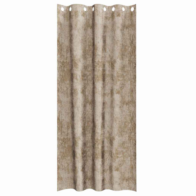 Zasłony z weluru 2 pcs szampański 260 x 140 cm Aksamit