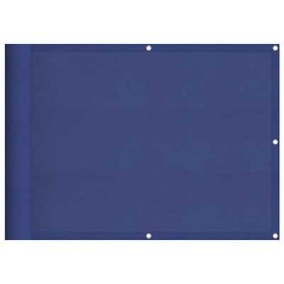 Parawan balkonowy, niebieski, 75x700 cm, 100% poliester Oxford