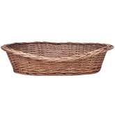 vidaXL Wiklinowy kosz/legowisko dla psa, naturalne, 50 cm