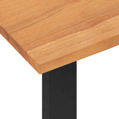 vidaXL Biurko, 100x45x75 cm, lite drewno tekowe