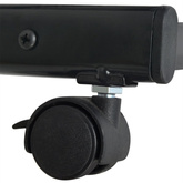 Stojak na gazety/czasopisma 47,5x43x133 cm czarny A4