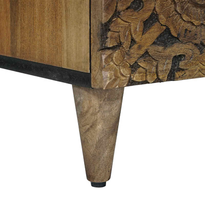 Szafka pod telewizor Brązowy 80 x 33 x 46 cm Drewno z mango