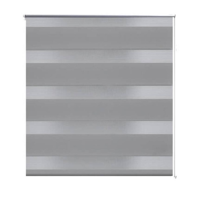 Roleta Zebra 140 x 175 cm Szara