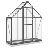 Szklarnia z ramą podstawy, antracyt, 169x58x202 cm, aluminium