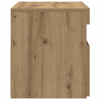 Szafka pod TV z oświetleniem LED, dąb artisan, 60x35x40 cm
