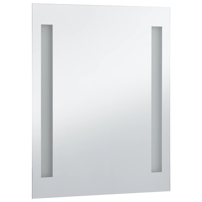 vidaXL Ścienne lustro łazienkowe z LED, 60 x 80 cm