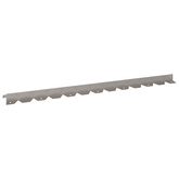 Krawężnik do trawnika 30 szt. 102 x 4 x 4 cm Stal Rdzawy