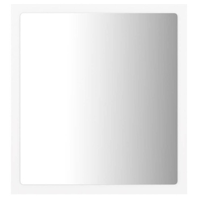 vidaXL Lustro łazienkowe LED, białe, 40x8,5x37 cm, akryl