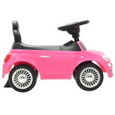 Samochód jeździk Fiat 500, różowy