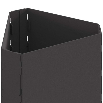 Kominek Czarny 50 x 43 x 52 cm Stal