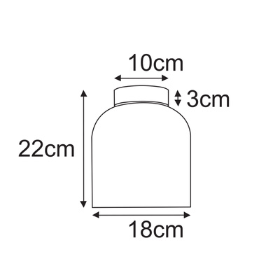 Lampa sufitowa K-5622 z serii CAPRI