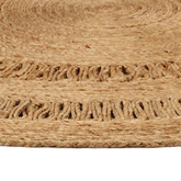 vidaXL Ręcznie pleciony dywan z juty, 150 cm, okrągły model standard