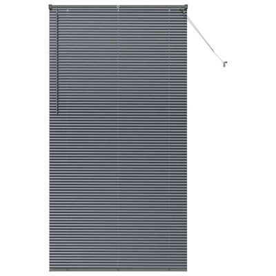 Żaluzje weneckie Ciemnoszary 220 x 120 cm Aluminium