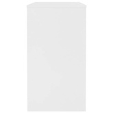 vidaXL Biurko, białe, 90x40x72 cm, materiał drewnopochodny