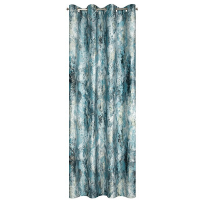 Zasłona Malia turkusowa 140x250