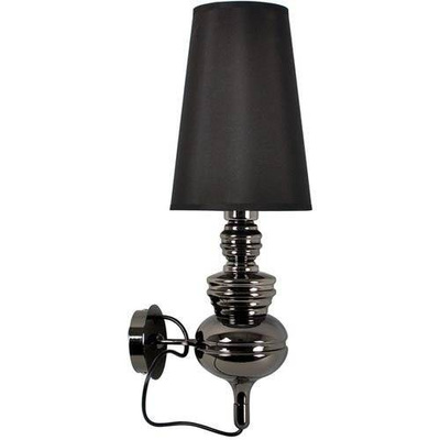 Lampa ścienna kinkiet 1X40W E14 czarny DECORIA 21-28757