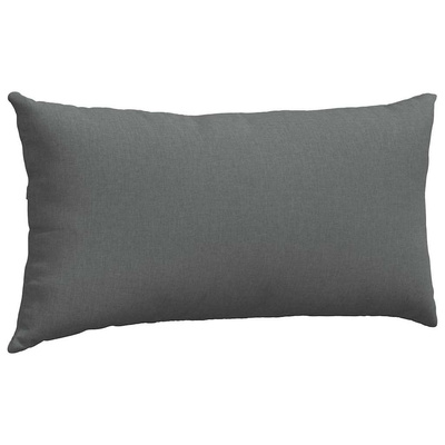 Poduszki na sofę 2 pcs Ciemnoszary 80 x 40 cm tkanina
