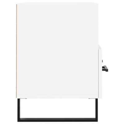 vidaXL Szafka pod TV, biała, 80x36x50 cm, materiał drewnopochodny