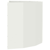 Donica Biały 90 x 45 x 50 cm Stal