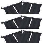 Panele solarne do podgrzewania basenu, 6 szt., 80x310 cm