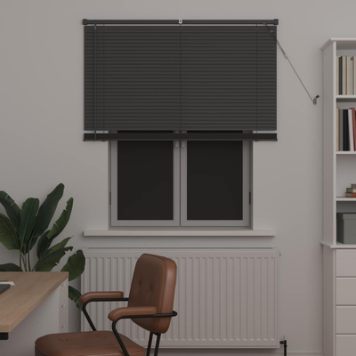 Żaluzja wenecka Srebrnoszary 150 x 110 cm 25 mm PVC