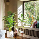 Lampa Stołowa Złota Małpa 55cm Abruzzo Cezar E27