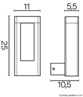 Kinkiet zewnętrzny GL15404