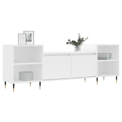 vidaXL Szafka pod TV, biała, 80x36x50 cm, materiał drewnopochodny wariant 14