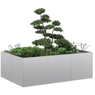 Doniczka 120x80x40 cm Stal ocynkowana