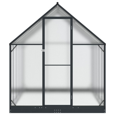 Szklarnia Ogrodowa Z blokadą antracytowy 183,5 x 303,5 x 207 cm