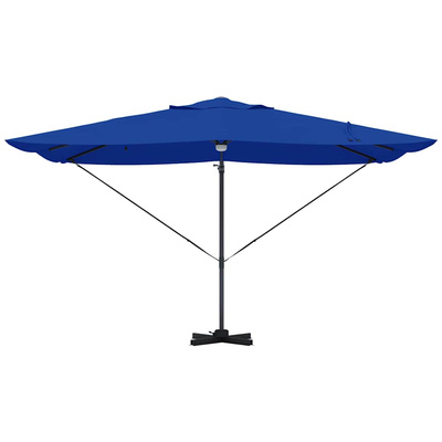 Parasol plażowy 351 x 250 x 253 cm Poliester i aluminium