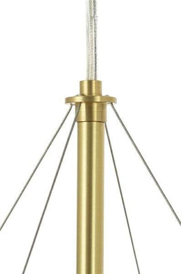 LAMPA WISZĄCA ILLUSION S45 ZŁOTA - LED, METAL ADANI AD131