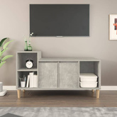 vidaXL Szafka pod TV, szarość betonu, 100x35x55 cm