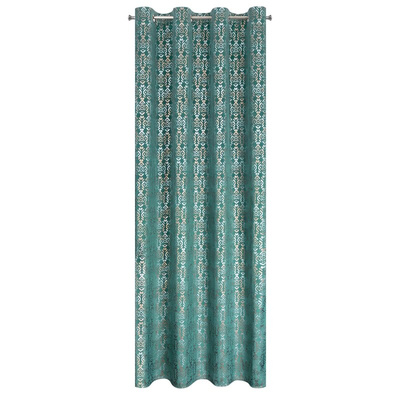 Zasłona Laura turkusowa 140x250